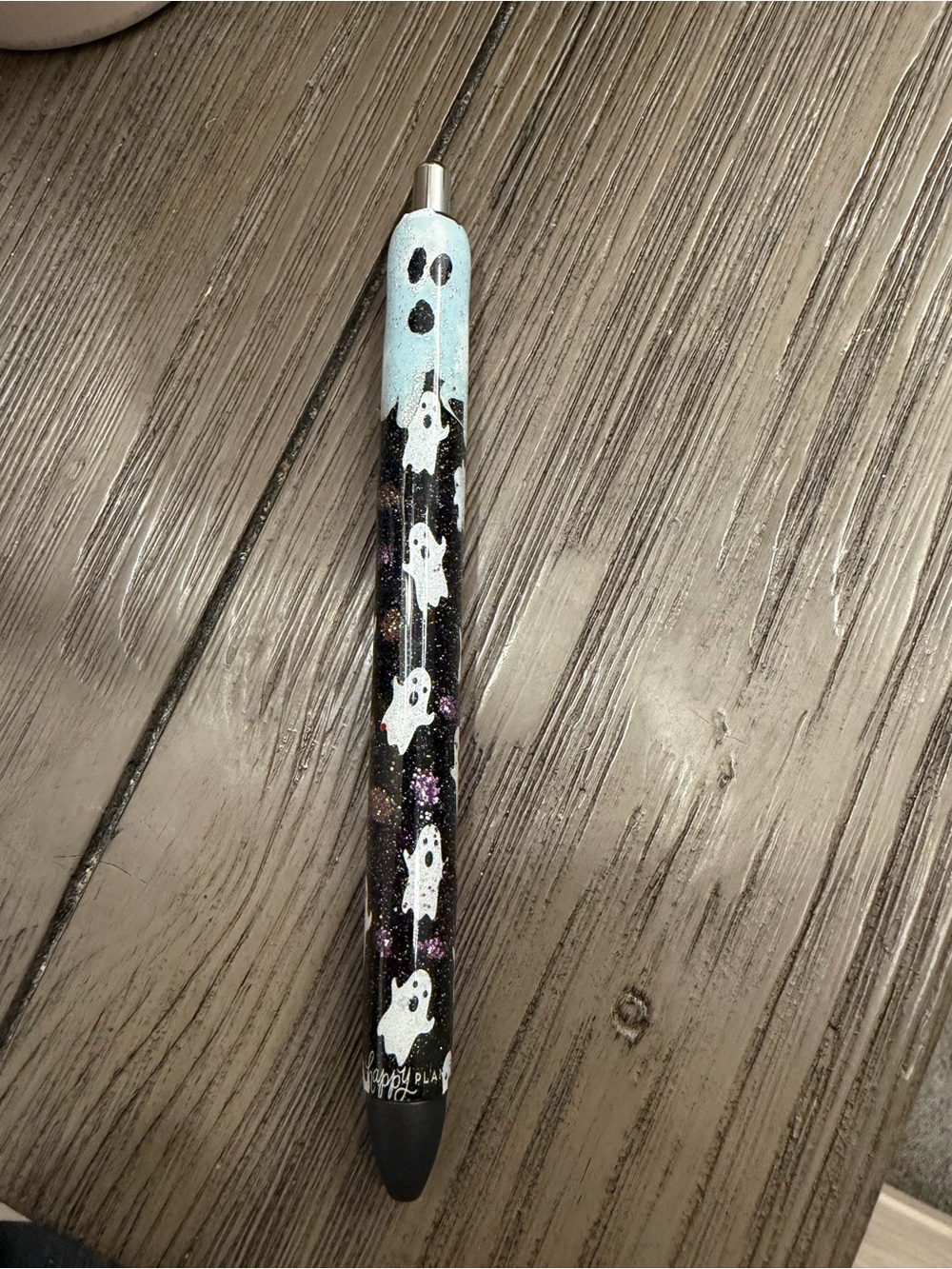 Ghost Black Glitter Pen